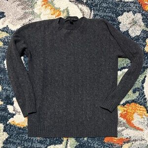 Vintage Ralph Lauren Cashmere Charcoal Crewneck Sweater